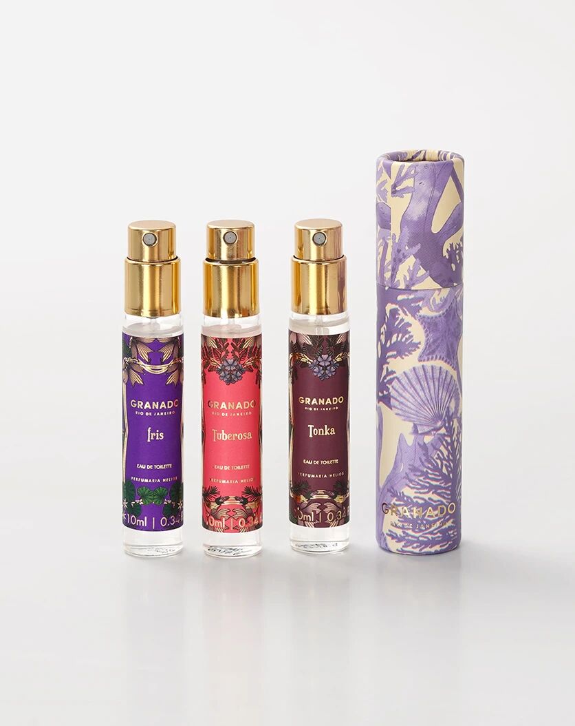 Kit Coleção EDTs Granado Elixir — Íris, Tuberosa e Tonka