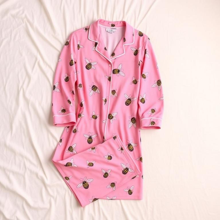 Pijama Longo Abelhinhas