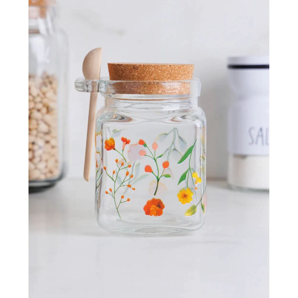 Pote Quadrado com Tampa e Colher Encanto 290 ml — Lyor